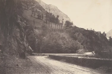 Vej fra Pierrefitte til Luz St Sauveur, 1853.