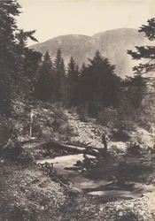 Torrent af Demoiselles-vandfaldet, Bagnères de Luchon., 1853.