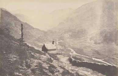 Valley of Bosost taget fra capilla San Antonio, 1853.