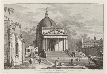 Prospekt for SAN-kirken. Simeone Apostolo, 1742.