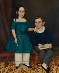 John og Louisa Stock, 1845.
