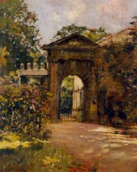 Inigo Jones Gateway, Chiswick House (olie på lærred)