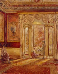 South East Drawing Room, Chiswick House (olie på lærred)