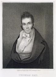 Thomas Say (1787-1834), graveret af Henry Hoppner Meyer (1787-1847)