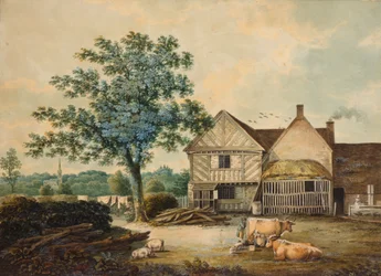 Gårdsplads nær Aston Hall