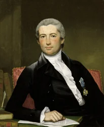 Portræt af General Giles, ca. 1785.