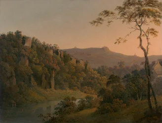 Matlock Dale ser mod Black Rock Escarpment