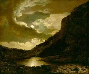 Matlock Tor i måneskin, ca. 1778