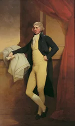 Portræt af Samuel Oldknow, ca. 1790-2 (olie på lærred)