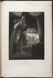 Anden del af Kong Henrik VI akt III scene III - Kong Henrik, Salisbury og Warwick; kardinalen i sengen
