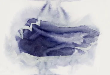 Blødt indigo-abstrakt