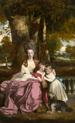 Lady Elizabeth Delme og hendes børn