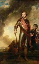 Portræt af Charles Stanhope, 3. jarl af Harrington (1753-1816) 1782 (olie på lærred)
