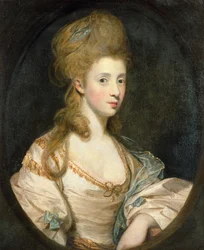 Portræt af fru John Musters c.1777-80