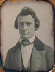 Ung mand i tredelt jakkesæt og sløjfe, 1850