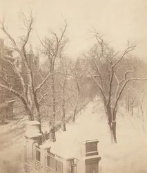 Boston Common Snow Scene, 1850