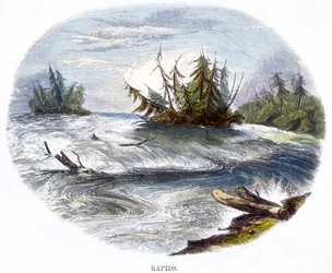 Rapids, fra Phenomena of Nature, 1849