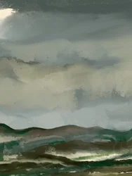 Landskab ved Moody Mountain