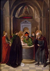 Jesu omskæring, af Josse Lieferinxe (død før 1508)