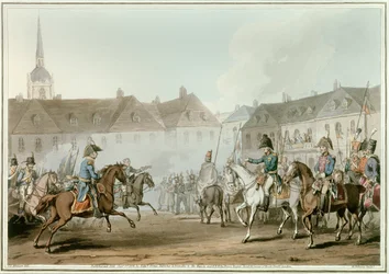 De allierede regenter efter slaget ved Leipzig
