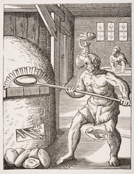Leipuri. 1800-luvun jäljennös 1500-luvulta (kaiverrus)