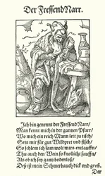 The Gluttonous Fool (gravering)