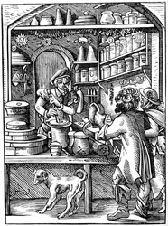 Drugist, 1500-tallet 1849.