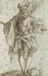 Ensign Carrying a Flag, 1560
