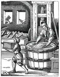 Papirmageren, 1500-tallet, 1870
