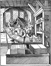 Trykkernes værksted, 1568