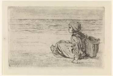 Pige ved havet