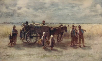 Kartoffelhøst, 1844, c1915