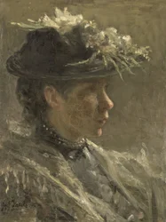 Studie af Sijtje van Bemmel (1880-1963)