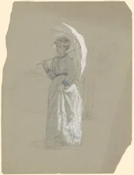Kvinde med parasol