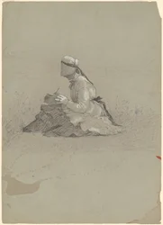 Ung Dame skriver