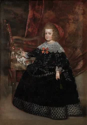 Maria Teresa, Infanta af Spanien, ca. 1645 (olie på lærred)