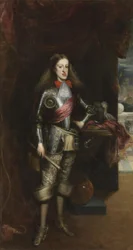 Charles II i rustning