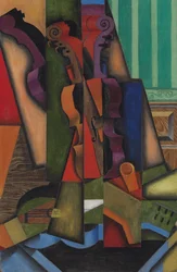 Guitar og violin, 1913