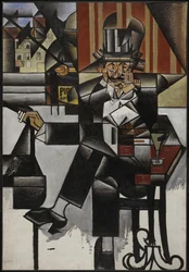 Mand i en café, 1912.