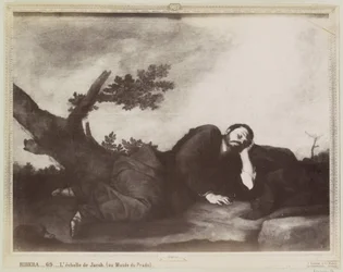 Fotoreproduktion af et maleri af Jusepe Ribera, der forestiller Jakobs drøm RIBERA.- L