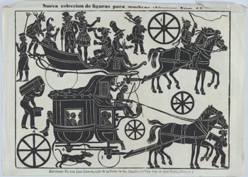 Ark 13 med figurer til kinesiske skyggefigurer, 1859