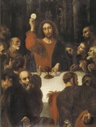 Den hellige nadver. 1620 - 1628 (olie på lærred)