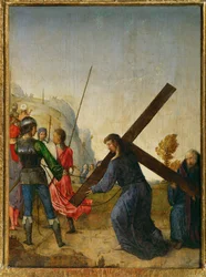 Kristus bærer korset (maleri på egetræ)