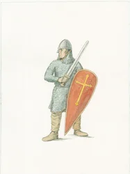 En normannisk ridder, c1066 2015.