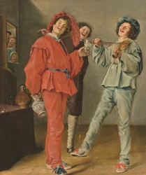 Merry Company (olie på lærred)