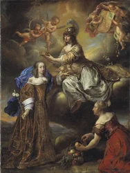 Allegori om dronning Hedvig Eleonora som Minerva, 1654