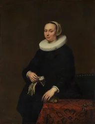 Portræt af en kvinde, 1650.