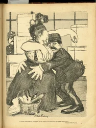 Illustration af Abel Faivre (1867-1945) i Le Rire