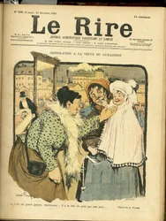Illustration af Abel Faivre (1867-1945) til forsiden af Le Rire