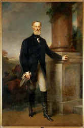 Industrimanden Alfred Krupp (maleri på lærred)